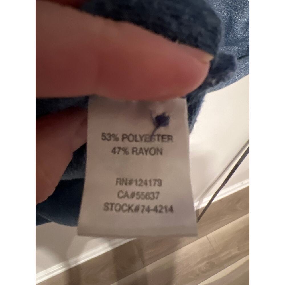Johnston & Murphy, Light Blue Golf Shirt w/ pocket, Size L, NB64 - Picture 5 of 5